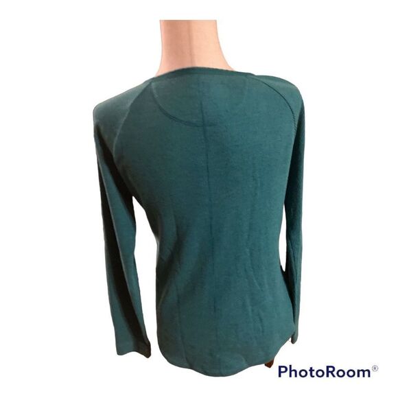 Eddie Bauer Forest Green Outdoor Top - Picture 2 of 8